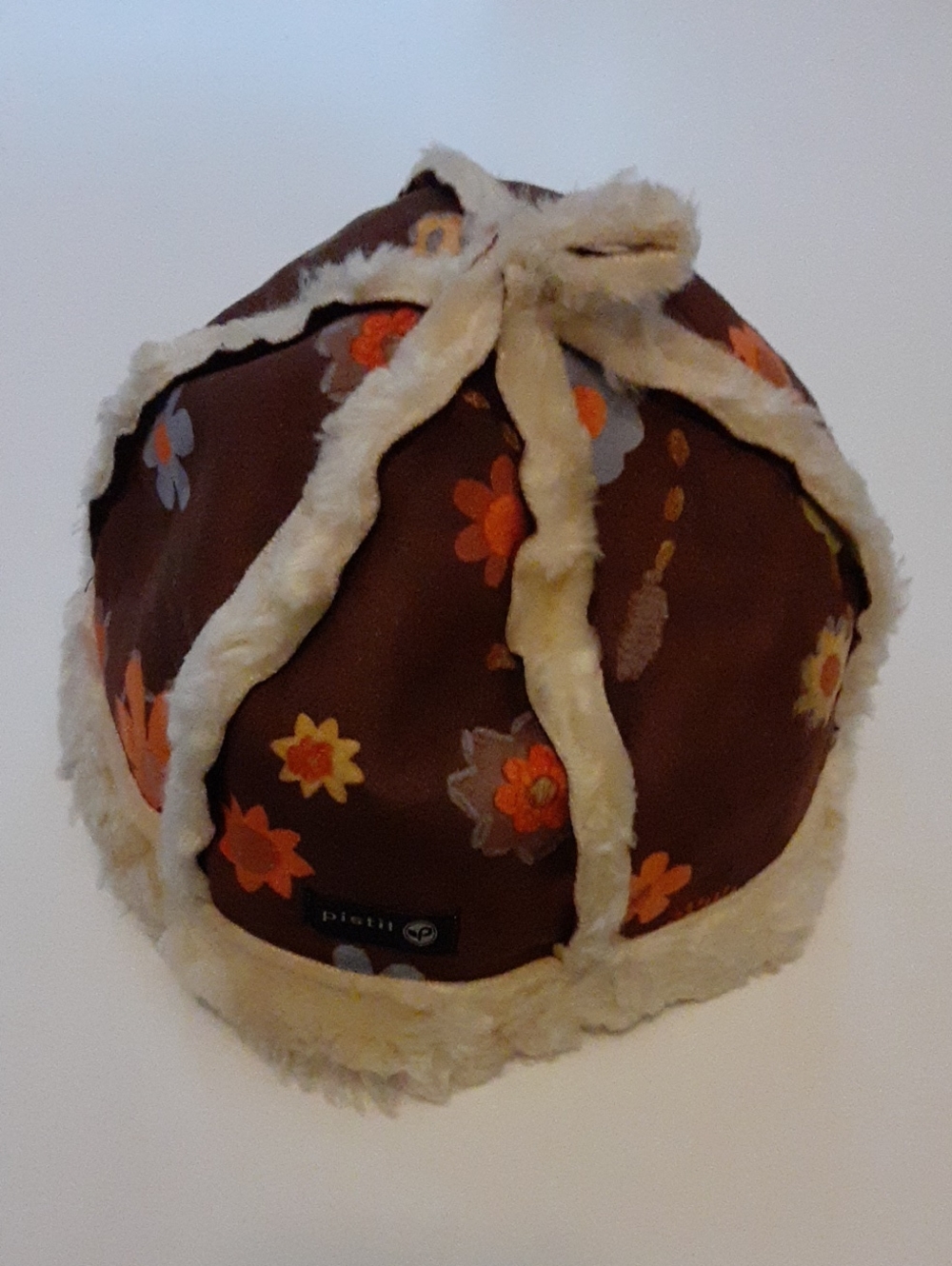 pistil Brown Floral Faux-Fur Trim Hat